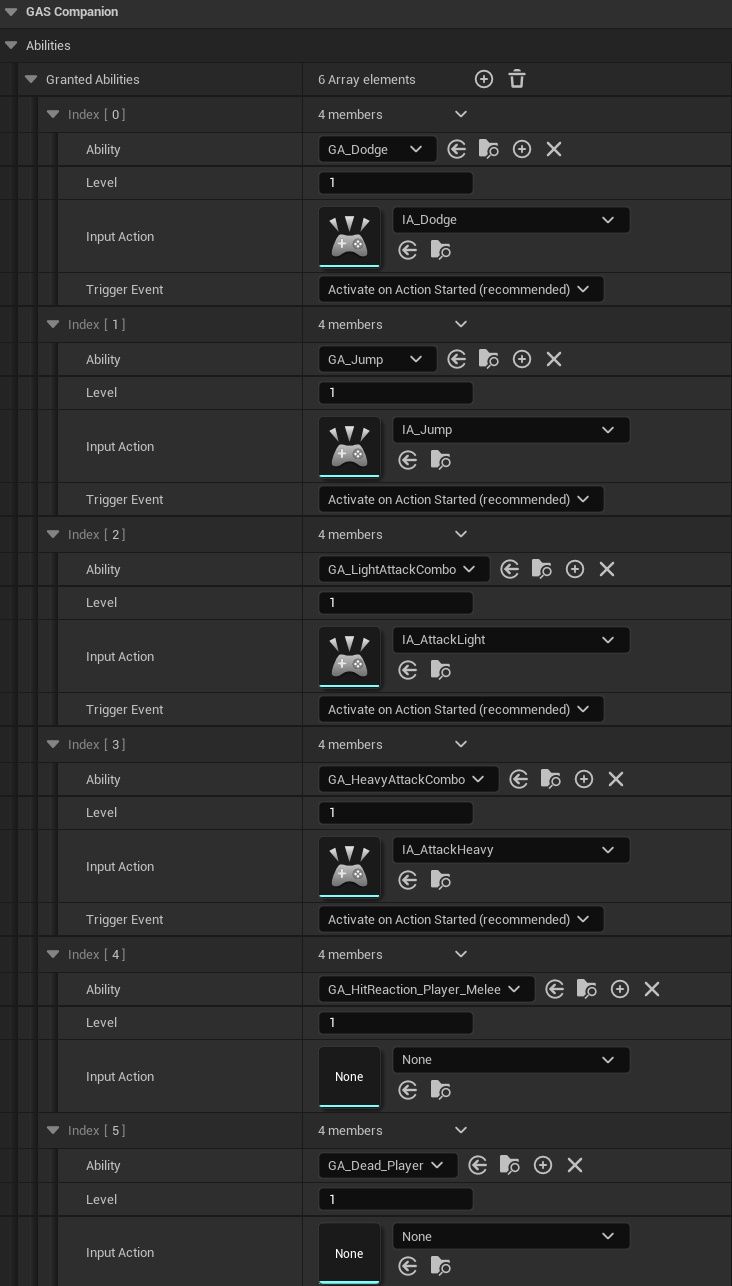 GSC_InputBinding — Input Actions 与 Gameplay Ability 绑定配置